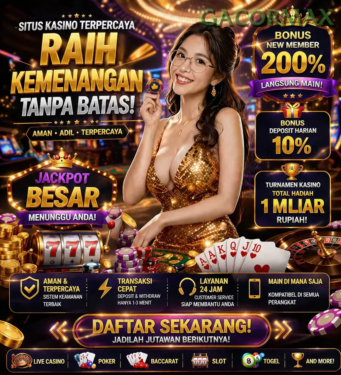 Ikon aplikasi gacormax resmi